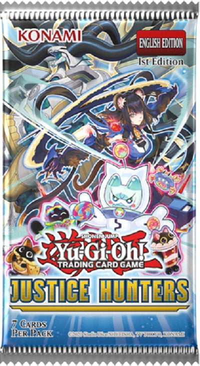 YuGiOh  Justice Hunters Single Booster | Game Master's Emporium (The New GME)