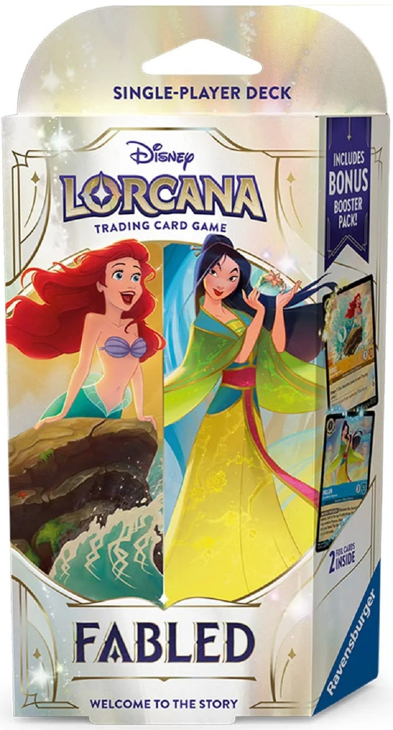 Disney Lorcana Fabled: Princess Power (Amber and Sapphire) | Game Master's Emporium (The New GME)