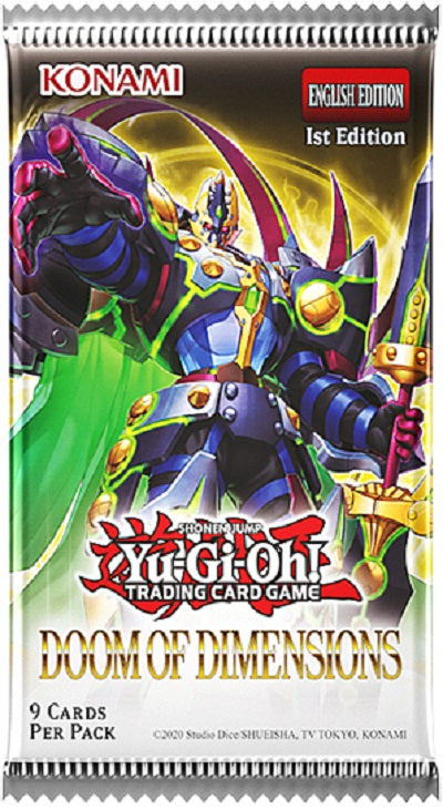 YuGiOh  Doom of Dimensions Single Booster | Game Master's Emporium (The New GME)