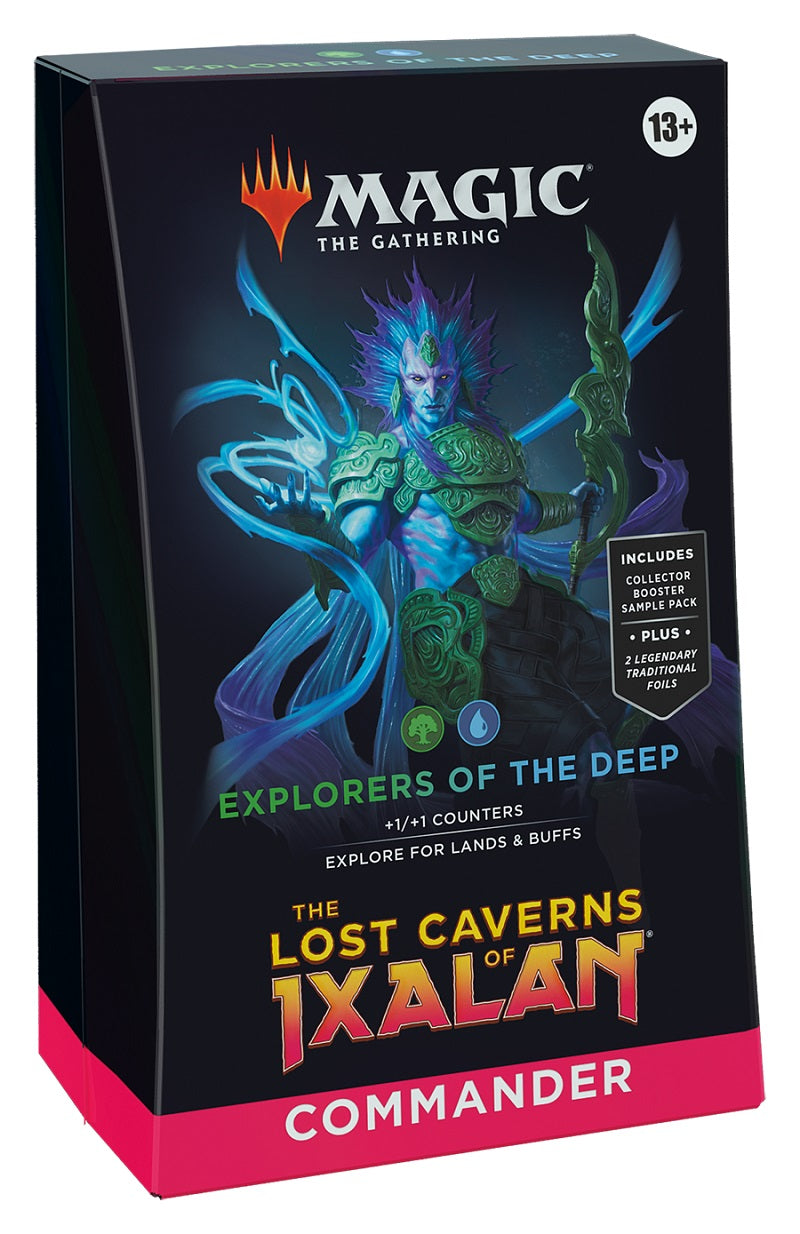MTG Lost Caverns of Ixalan  Commander Deck: Explorers of the Deep U/G | Game Master's Emporium (The New GME)