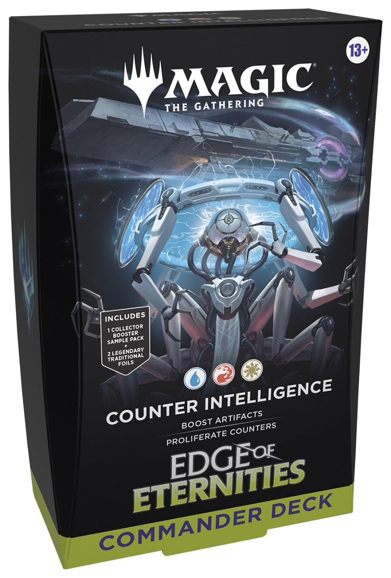 MTG Edge of Eternities  Commander Deck: Counter Intelligence U/R/W | Game Master's Emporium (The New GME)