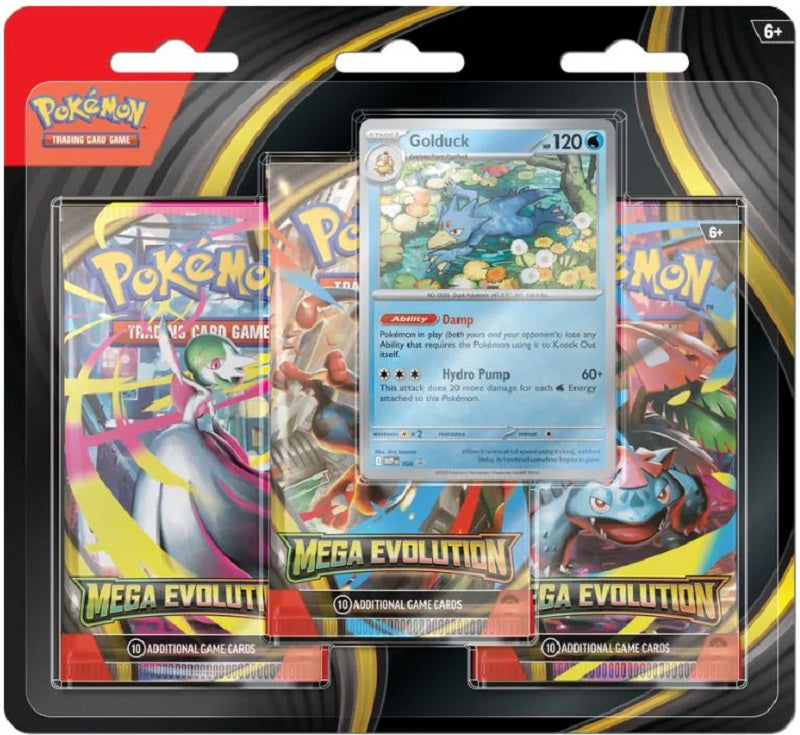 Pokemon Mega Evolution 3 Booster Blister Pack (Limit 1) | Game Master's Emporium (The New GME)