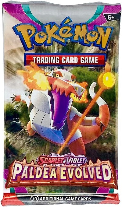 Pokemon Scarlet & Violet Paldea Evolved Single Booster Pack | Game Master's Emporium (The New GME)