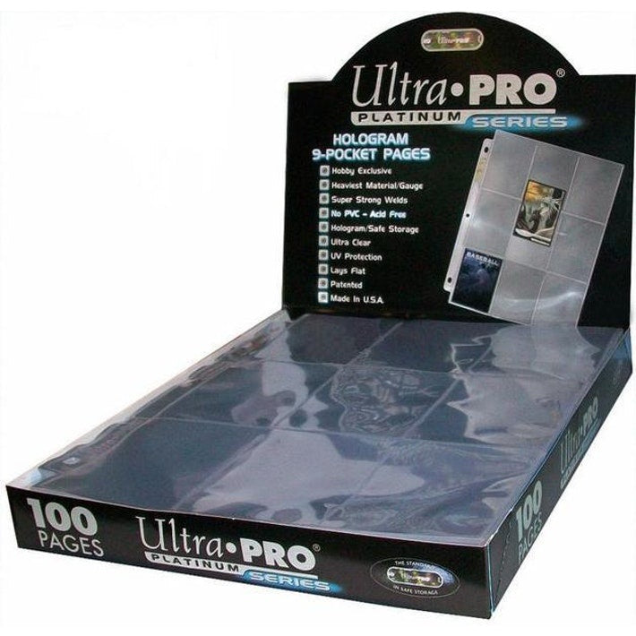Ultra Pro 9 Pocket Platinum Pages 100 | Game Master's Emporium (The New GME)