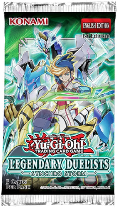 YuGiOh  Legendary Duelists Synchro Storm  Single Booster | Game Master's Emporium (The New GME)