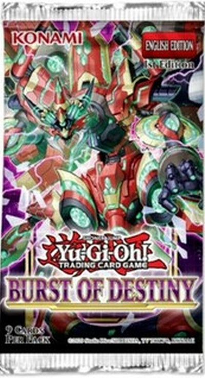 YuGiOh  Burst of Destiny Single Booster | Game Master's Emporium (The New GME)