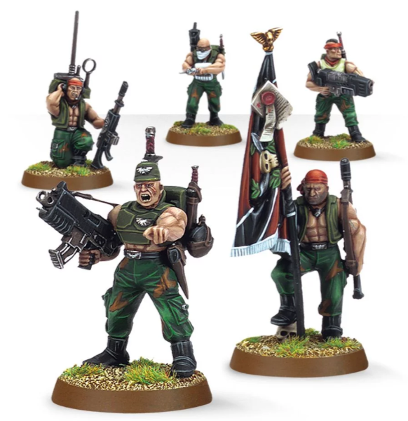 Astra Militarum  Catachan Command Squad | Game Master's Emporium (The New GME)