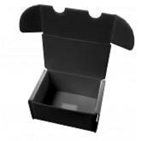 300 count BLACK PLASTIC CARD BOX (Lot of 5) | Game Master's Emporium (The New GME)