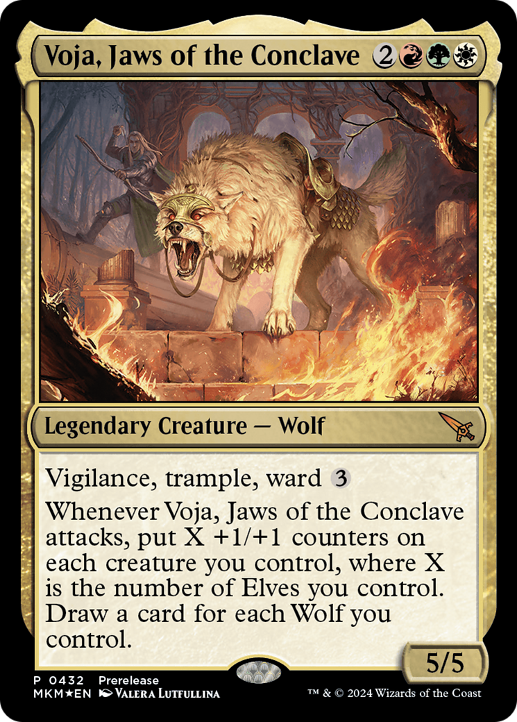 Voja, Jaws of the Conclave [Murders at Karlov Manor Prerelease Promos] | Game Master's Emporium (The New GME)