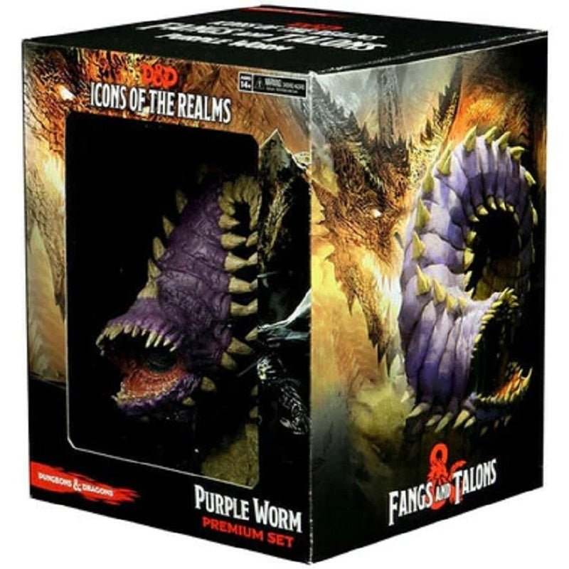 D&D Mini  Icons of the Realm Purple Worm Premium Set | Game Master's Emporium (The New GME)