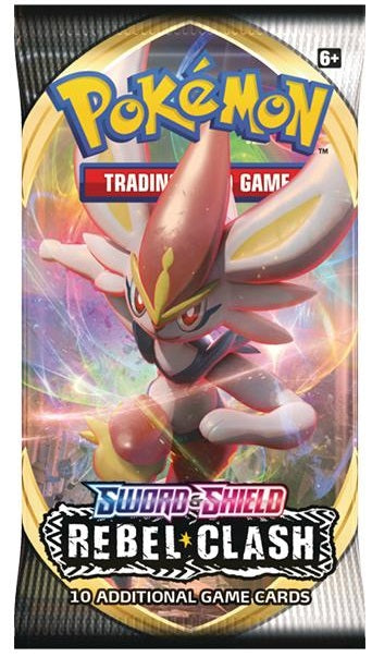 Pokemon Sword & Shield Rebel Clash Single Booster Pack | Game Master's Emporium (The New GME)