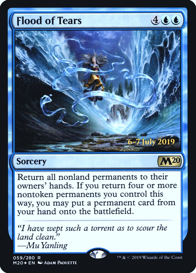 Flood of Tears [Core Set 2020 Prerelease Promos] | Game Master's Emporium (The New GME)
