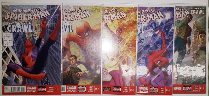 Amazing Spider-Man Learning to Crawl 1.1 to 1.5 High Grade Set | Game Master's Emporium (The New GME)