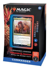 MTG Battle for Baldurs Gate  Commander Deck  Draconic Dissent U/R | Game Master's Emporium (The New GME)
