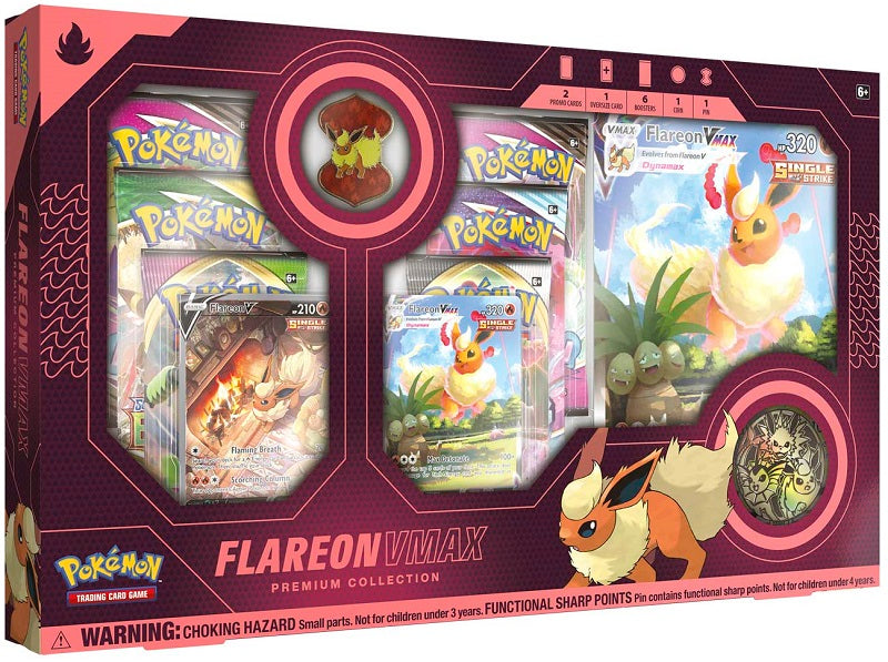 Pokemon  Flareon VMax Premium Collection | Game Master's Emporium (The New GME)
