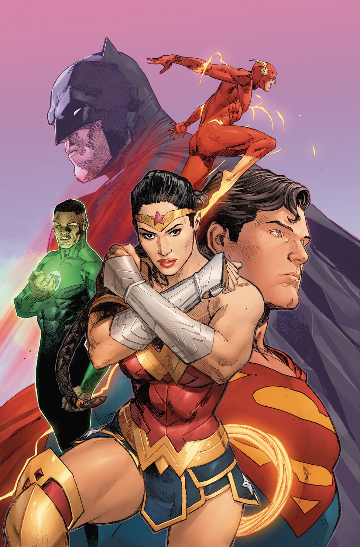 JUSTICE LEAGUE #46 CLAY MANN VAR ED | Game Master's Emporium (The New GME)