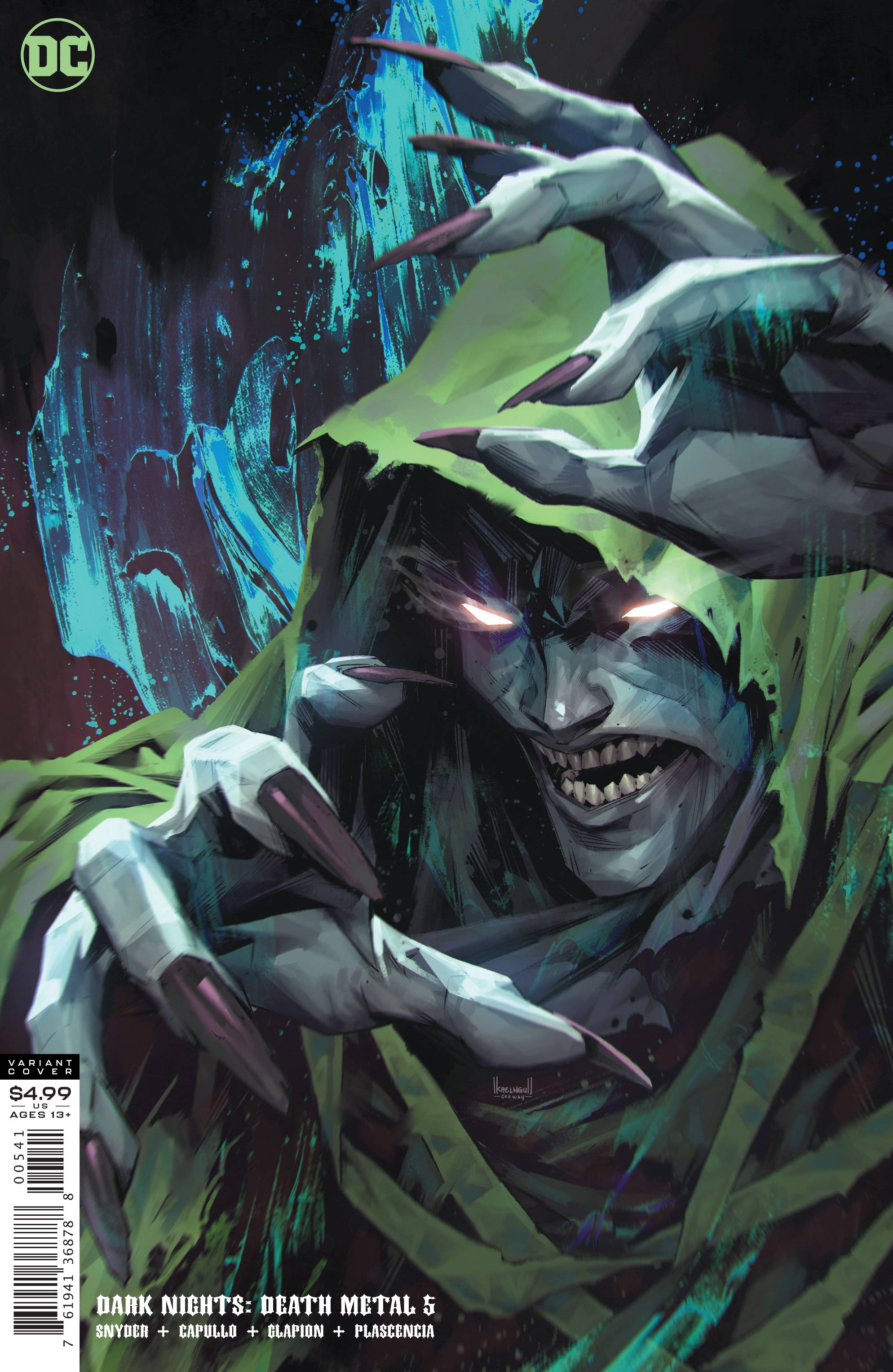 DARK NIGHTS DEATH METAL #5 (OF 7) CARD STOCK SPECTRE BY LUCI | Game Master's Emporium (The New GME)