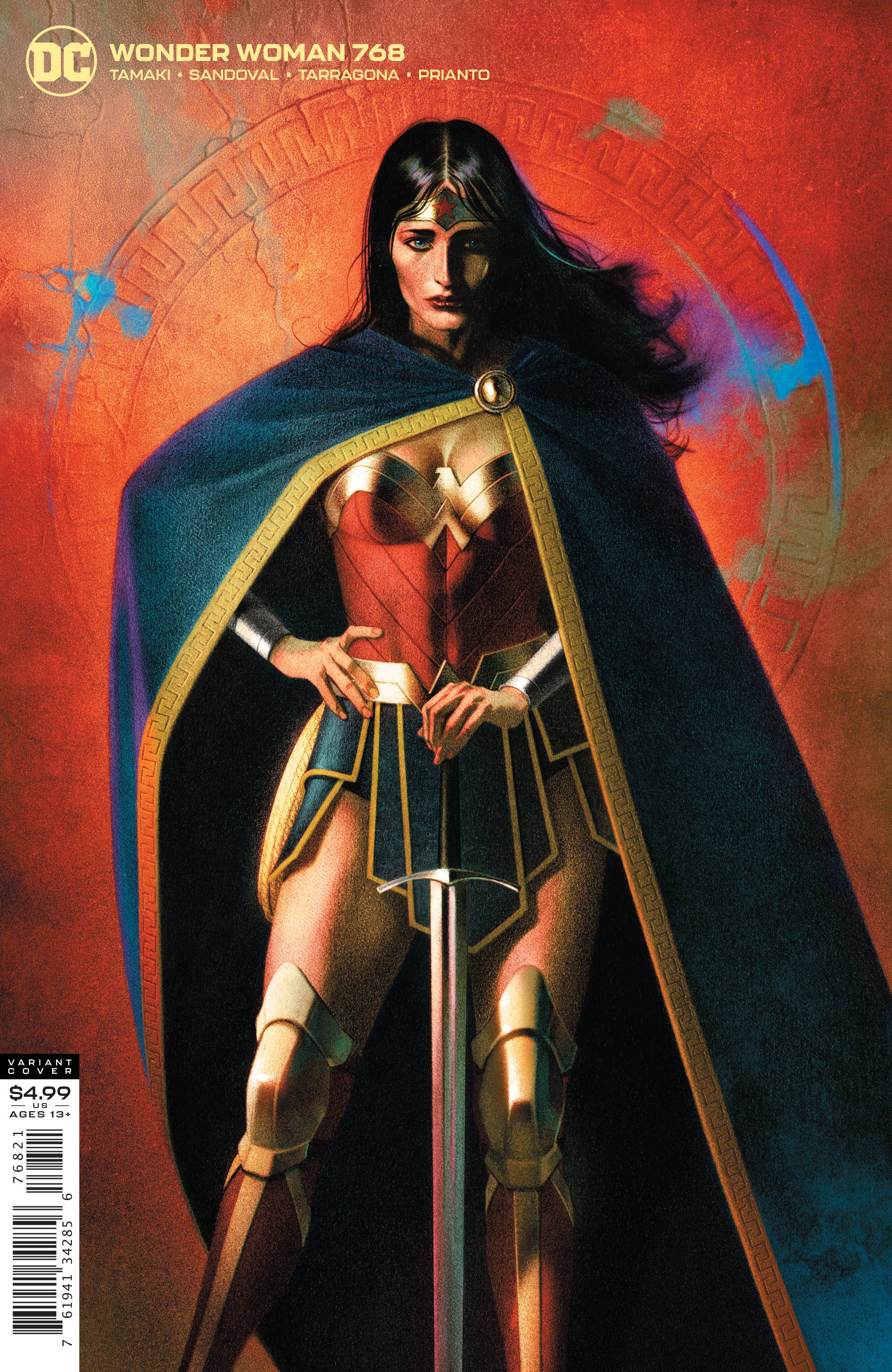 WONDER WOMAN #768 CARD STOCK JOSHUA MIDDLETON VAR ED | Game Master's Emporium (The New GME)