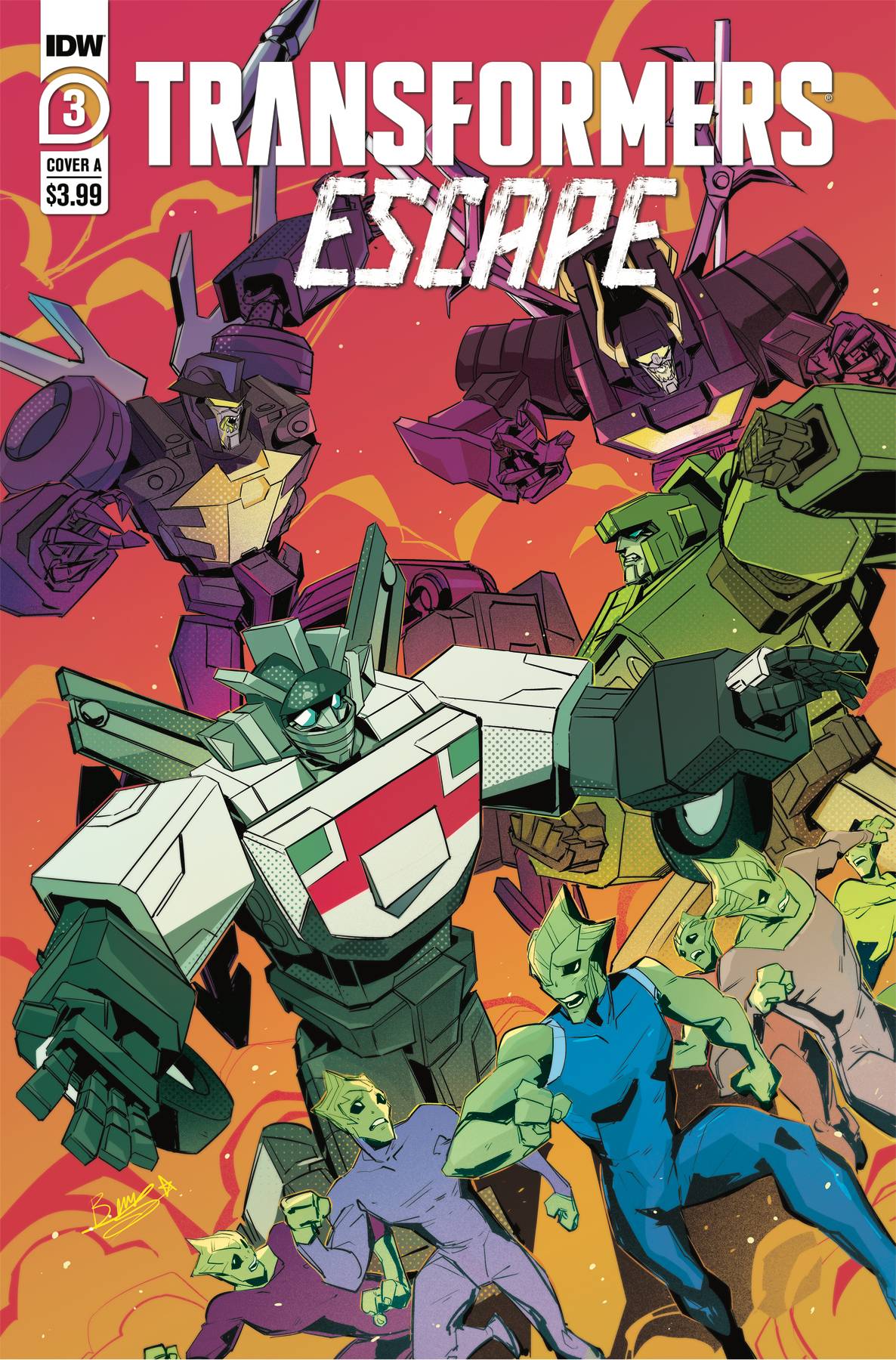 TRANSFORMERS ESCAPE #3 (OF 5) CVR A MCGUIRE-SMITH | Game Master's Emporium (The New GME)