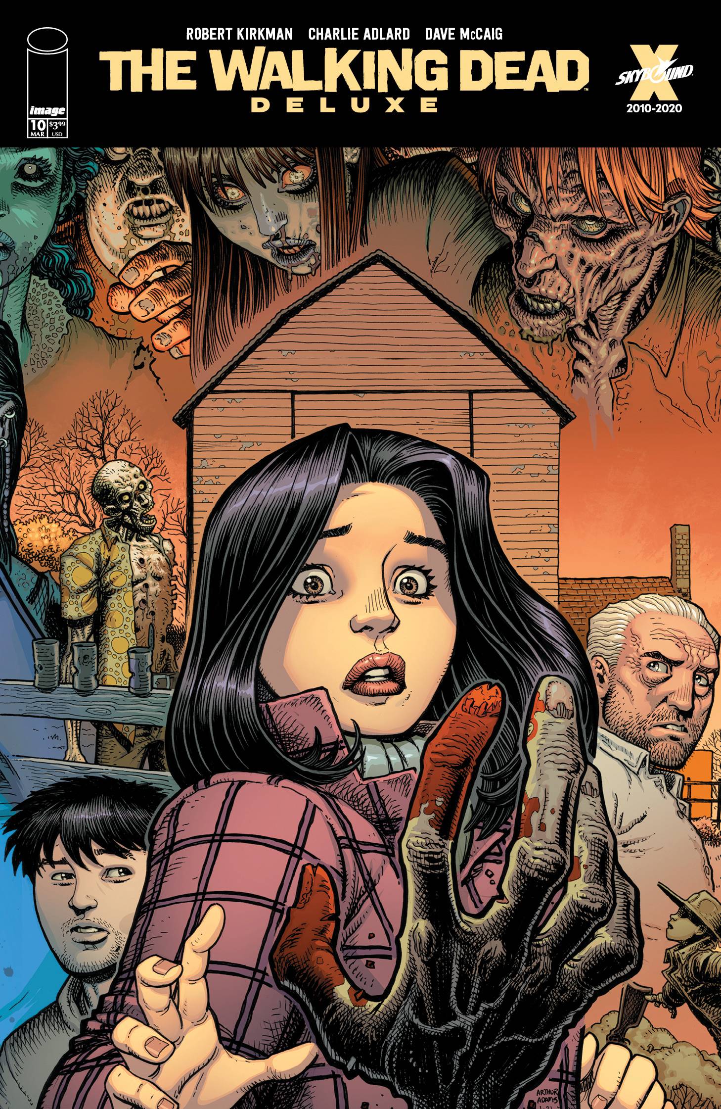 WALKING DEAD DLX #10 CVR C ADAMS & MCCAIG (MR) | Game Master's Emporium (The New GME)