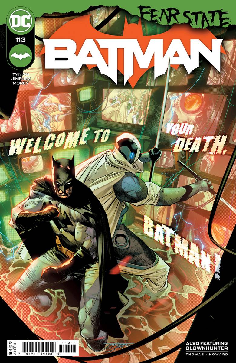 BATMAN #113 CVR A JORGE JIMENEZ (FEAR STATE) | Game Master's Emporium (The New GME)