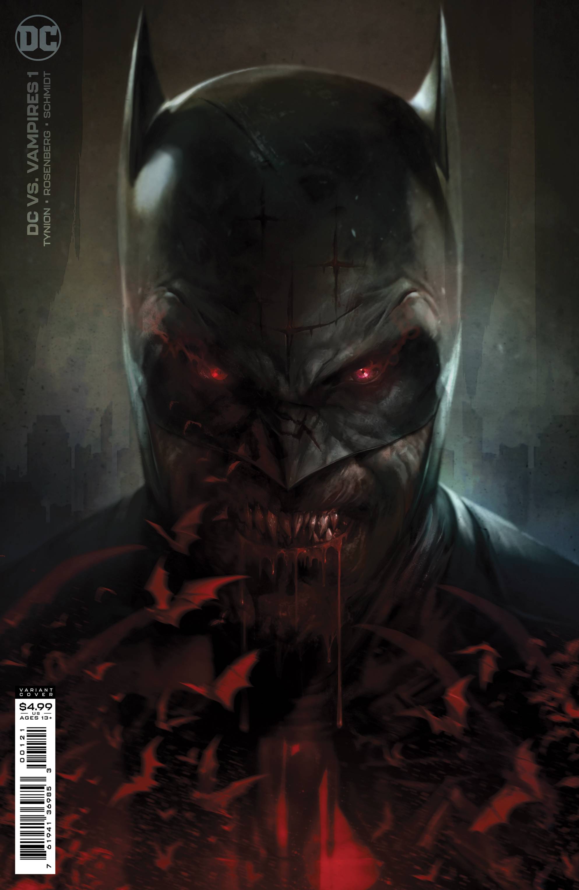 DC VS VAMPIRES #1 (OF 12) CVR B MATTINA CARD STOCK VAR | Game Master's Emporium (The New GME)