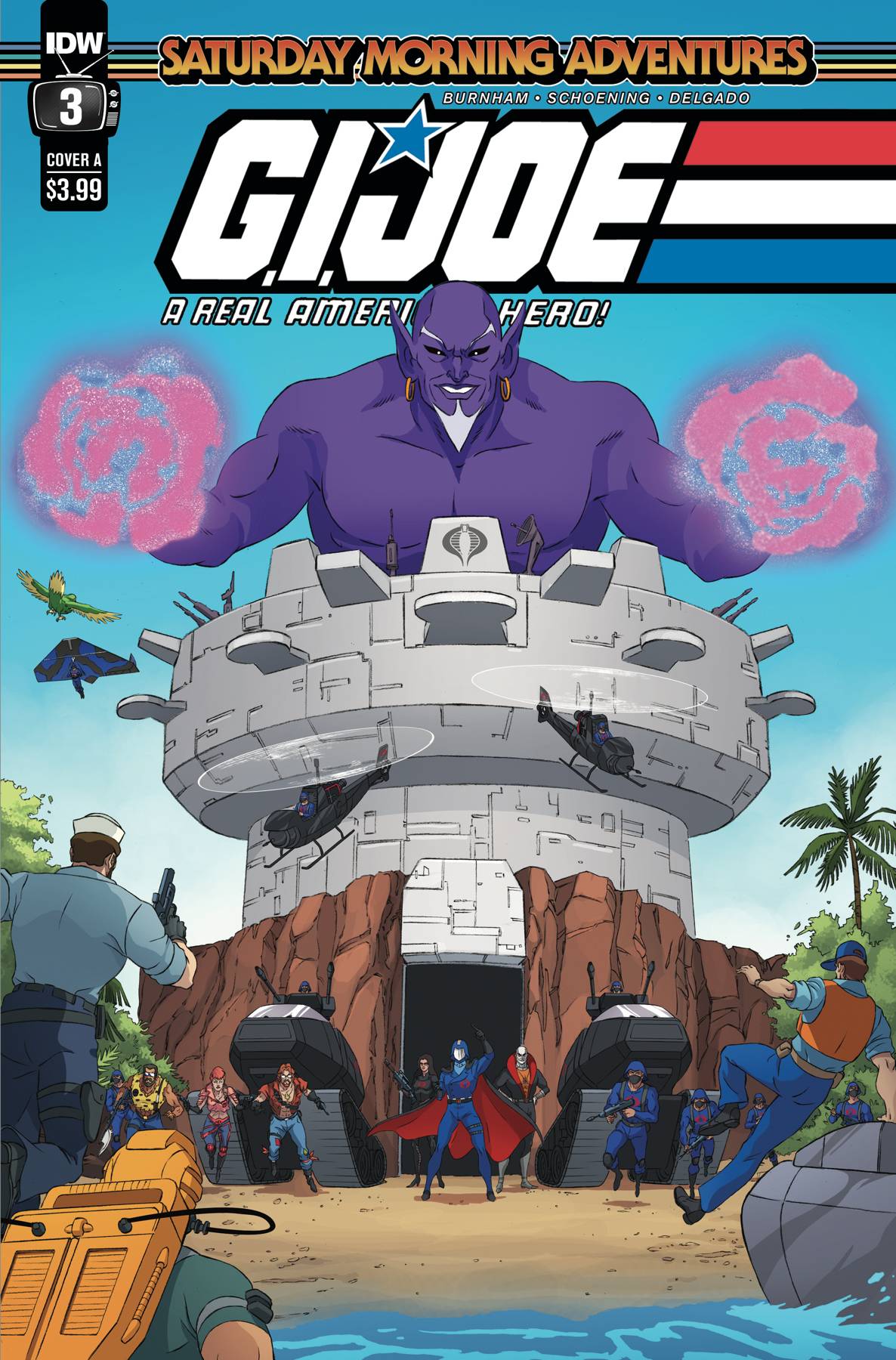 GI JOE RAH SATURDAY MORNING ADV #3 (OF 4) CVR A SCHOENING | Game Master's Emporium (The New GME)