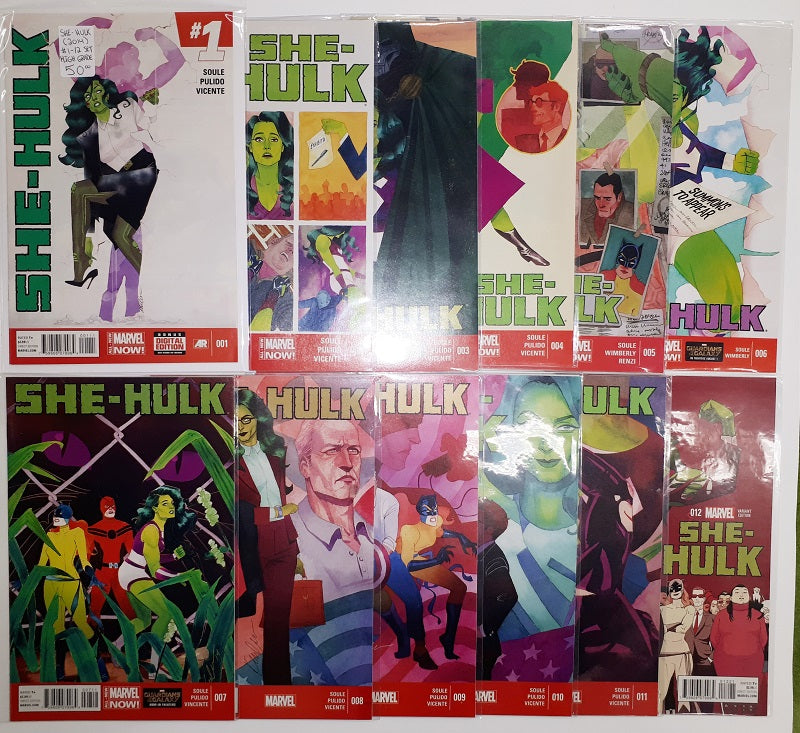 She-Hulk (2014) #1 to #12 High Grade Set | Game Master's Emporium (The New GME)