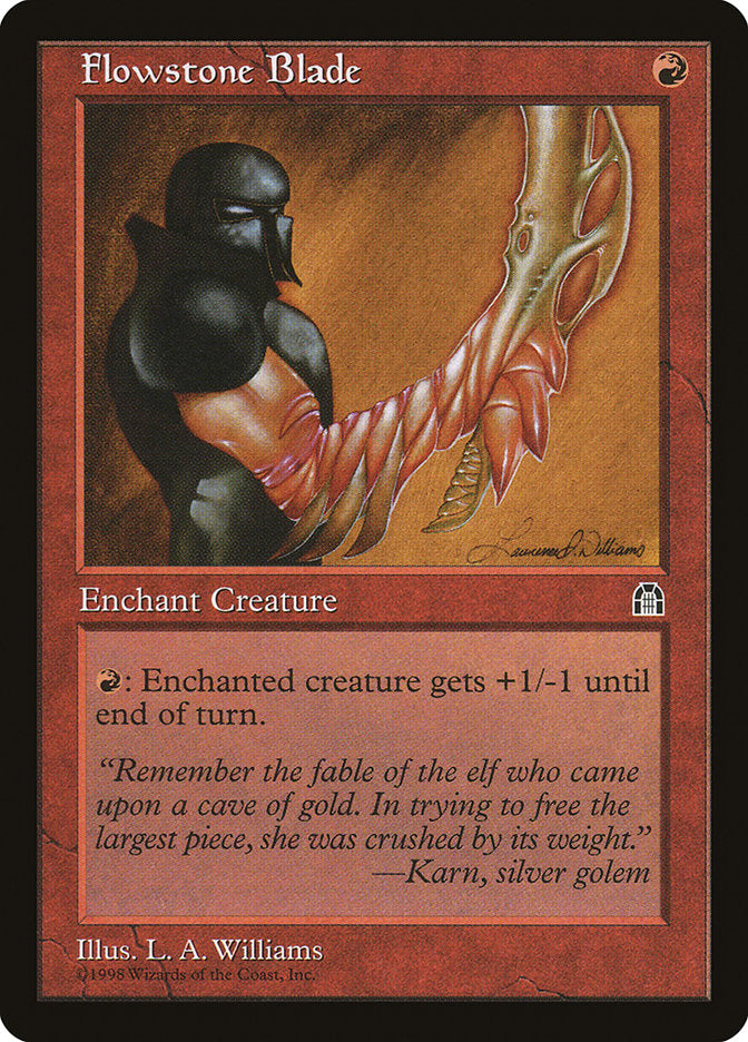 Flowstone Blade [Stronghold] | Game Master's Emporium (The New GME)