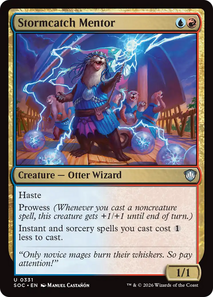 Stormcatch Mentor [Secrets of Strixhaven Commander] | Game Master's Emporium (The New GME)