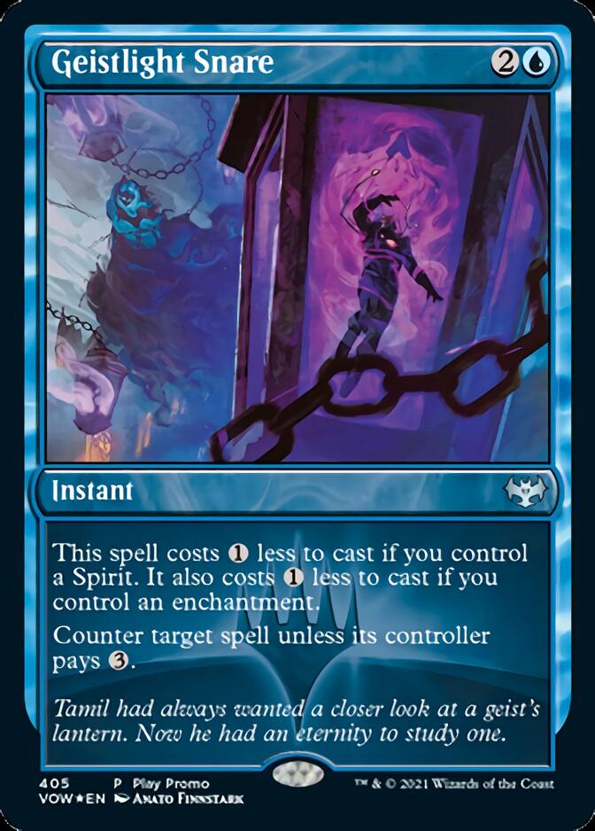 Geistlight Snare (Play Promo) [Innistrad: Crimson Vow] | Game Master's Emporium (The New GME)