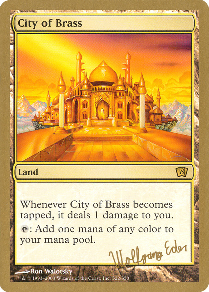 City of Brass (Wolfgang Eder) [World Championship Decks 2003] | Game Master's Emporium (The New GME)