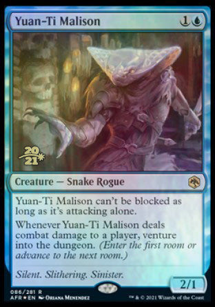 Yuan-Ti Malison [Dungeons & Dragons: Adventures in the Forgotten Realms Prerelease Promos] | Game Master's Emporium (The New GME)