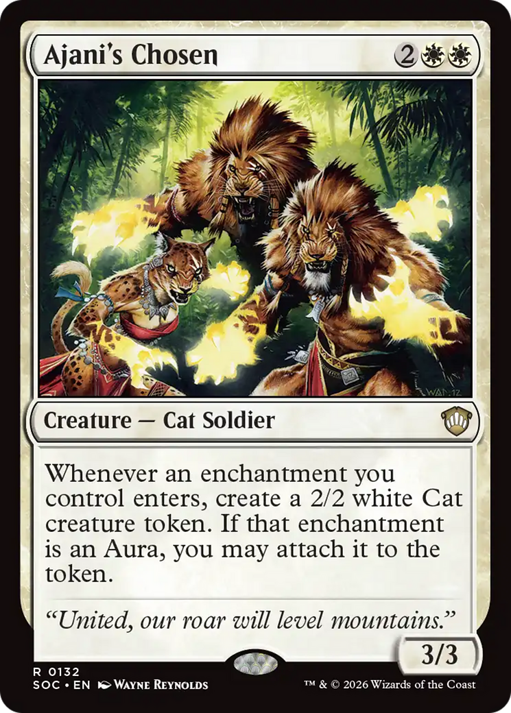 Ajani's Chosen [Secrets of Strixhaven Commander] | Game Master's Emporium (The New GME)