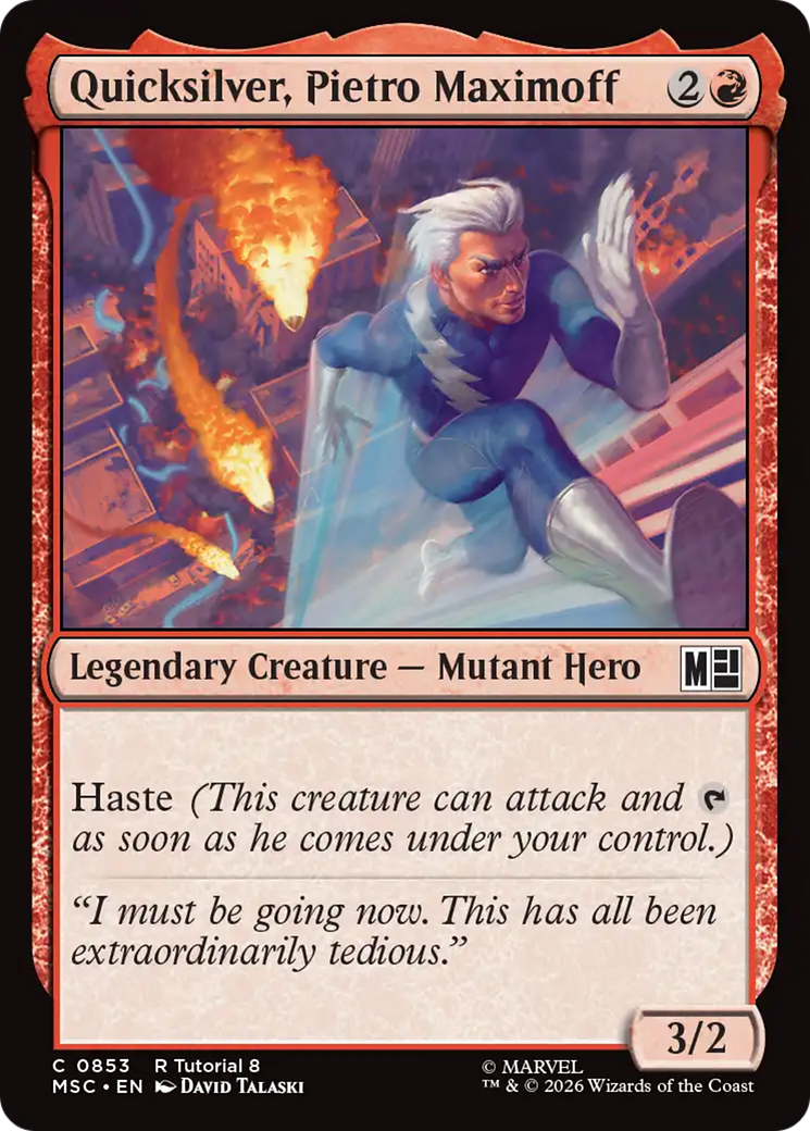 Quicksilver, Pietro Maximoff (0853) [Marvel Super Heroes Commander] | Game Master's Emporium (The New GME)