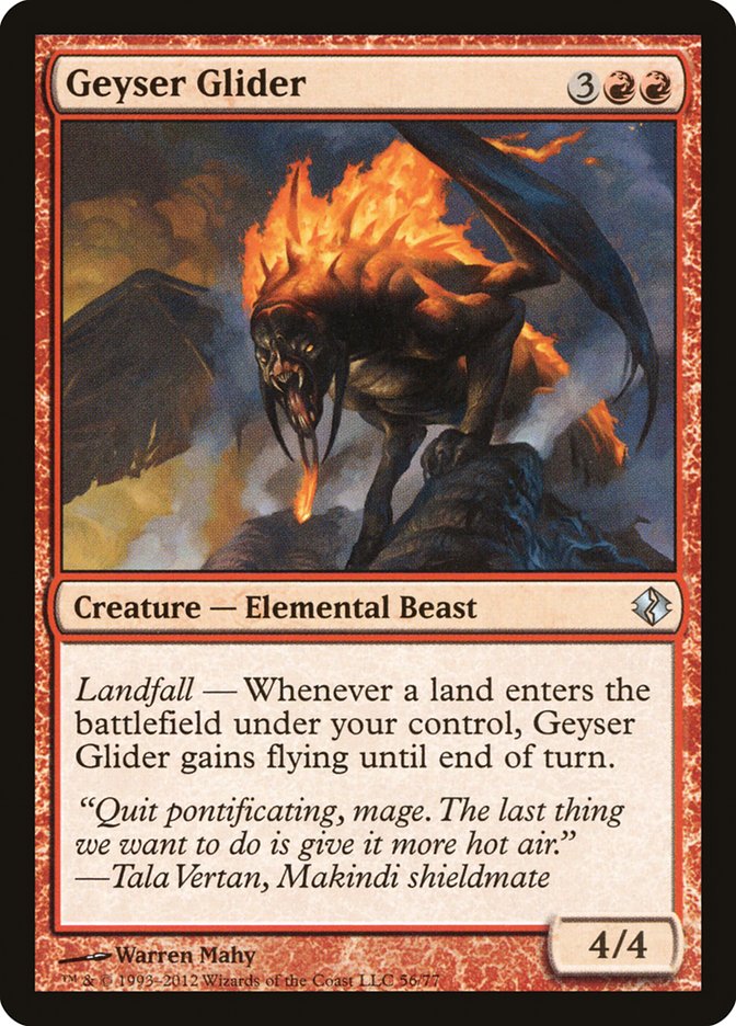 Geyser Glider [Duel Decks: Venser vs. Koth] | Game Master's Emporium (The New GME)