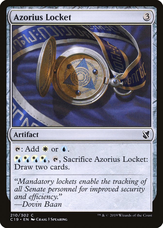 Azorius Locket [Commander 2019] | Game Master's Emporium (The New GME)