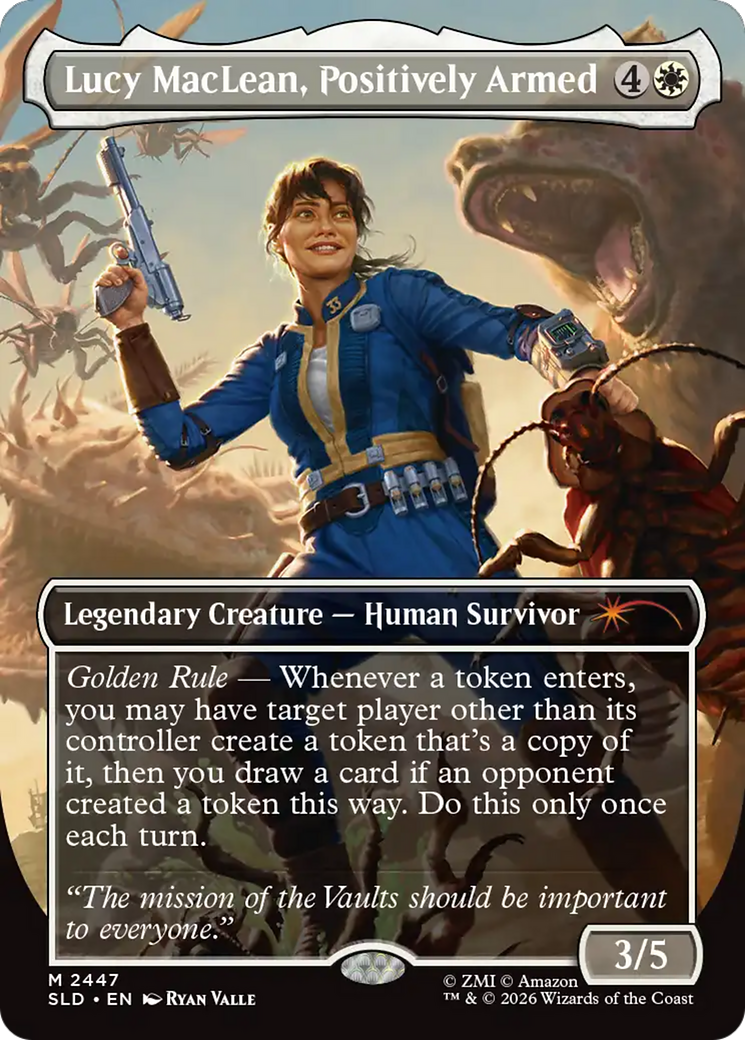 Lucy MacLean, Positively Armed [Secret Lair Drop Series] | Game Master's Emporium (The New GME)