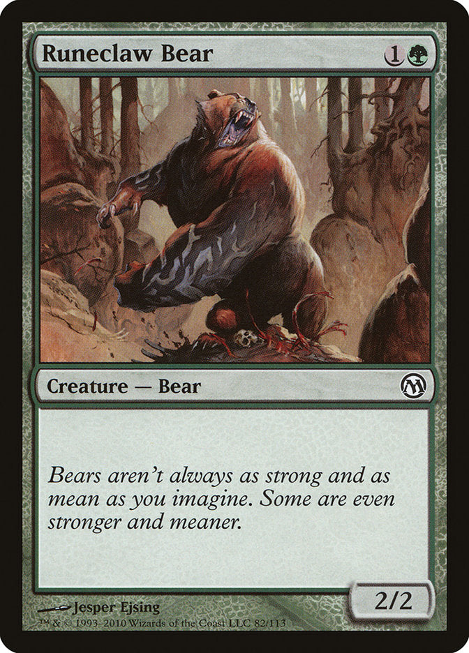 Runeclaw Bear [Duels of the Planeswalkers] | Game Master's Emporium (The New GME)