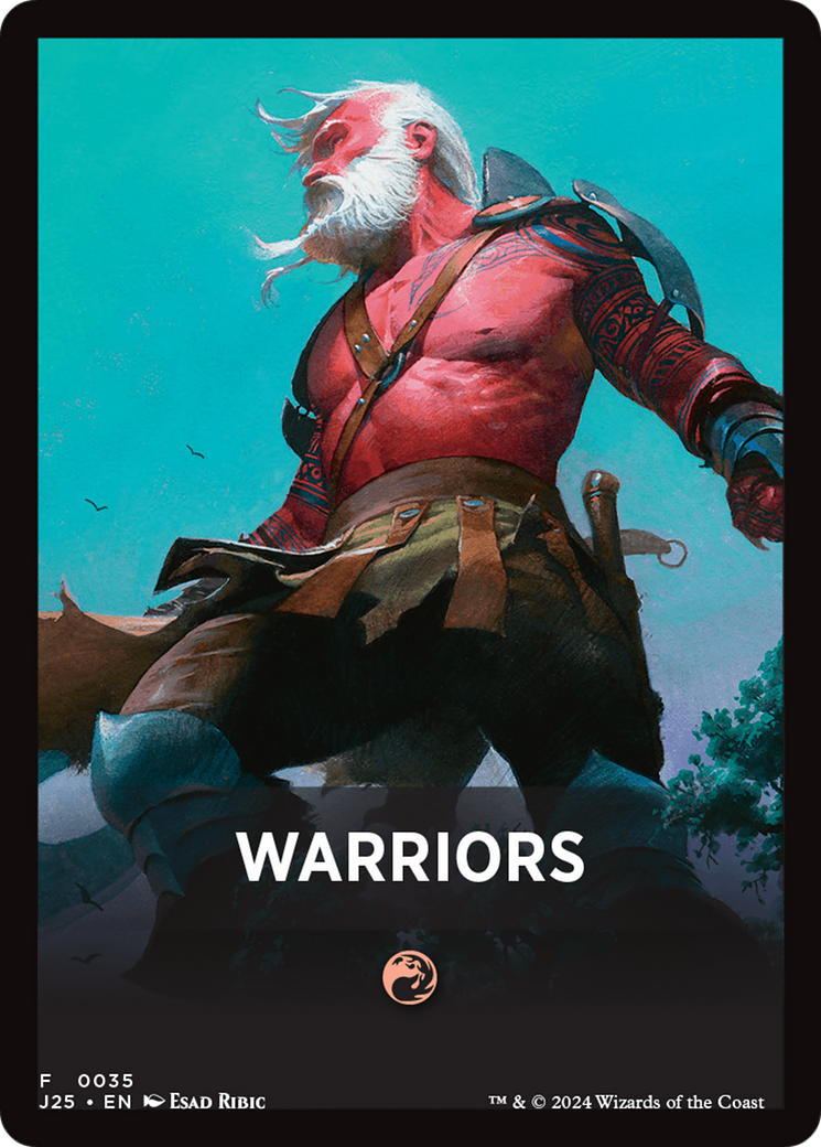 Warriors Theme Card [Foundations Jumpstart Front Cards] | Game Master's Emporium (The New GME)