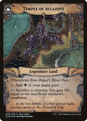 Arguel's Blood Fast // Temple of Aclazotz (Buy-A-Box) [Ixalan Treasure Chest] | Game Master's Emporium (The New GME)