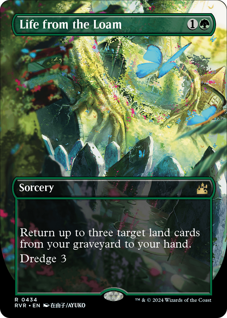 Life from the Loam (Anime Borderless) [Ravnica Remastered] | Game Master's Emporium (The New GME)