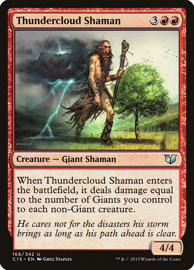 Thundercloud Shaman [Commander 2015] | Game Master's Emporium (The New GME)