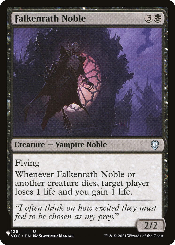 Falkenrath Noble [The List Reprints] | Game Master's Emporium (The New GME)