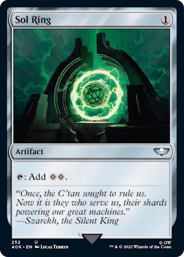 Sol Ring (252) (Surge Foil) [Warhammer 40,000] | Game Master's Emporium (The New GME)