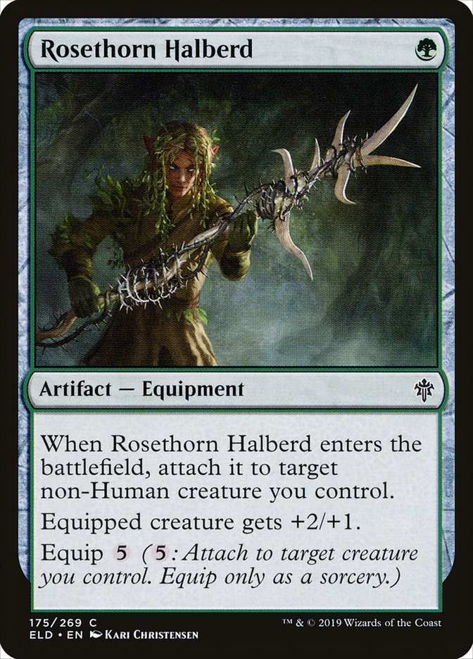 Rosethorn Halberd [Throne of Eldraine] | Game Master's Emporium (The New GME)