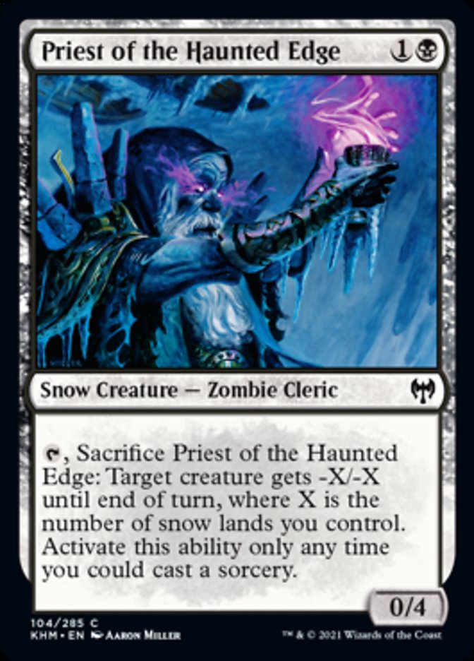 Priest of the Haunted Edge [Kaldheim] | Game Master's Emporium (The New GME)