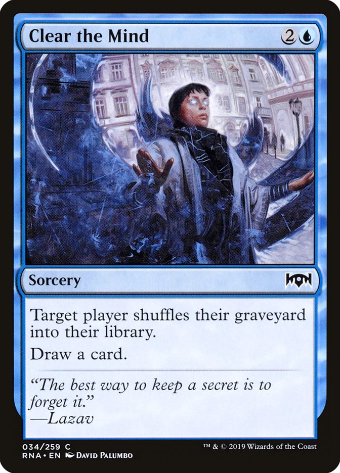 Clear the Mind [Ravnica Allegiance] | Game Master's Emporium (The New GME)