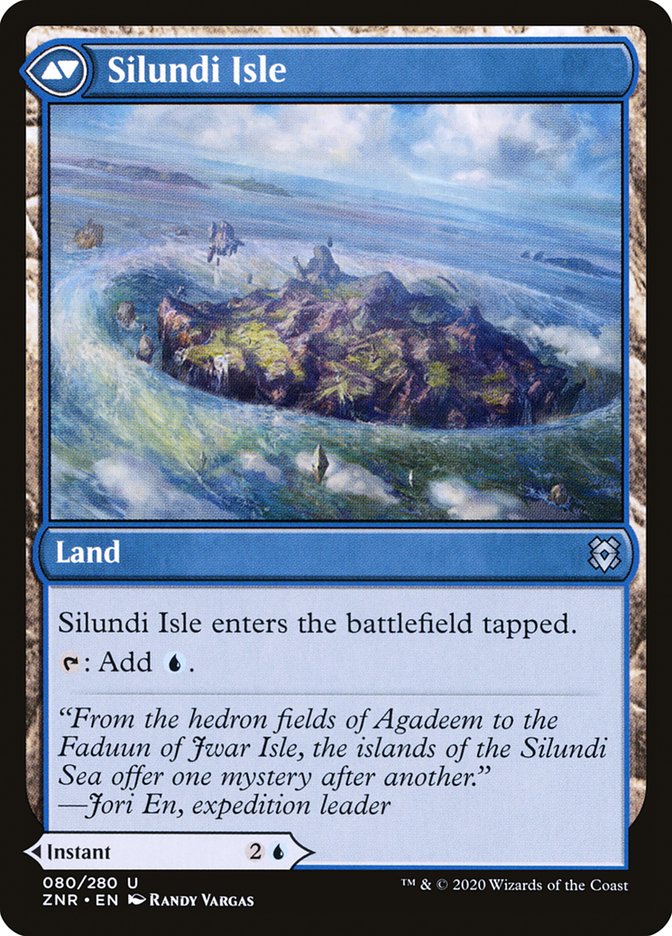 Silundi Vision // Silundi Isle [Zendikar Rising] | Game Master's Emporium (The New GME)