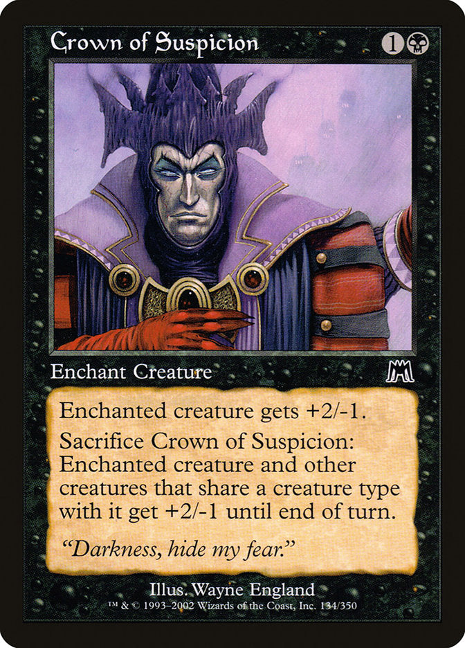Crown of Suspicion [Onslaught] | Game Master's Emporium (The New GME)